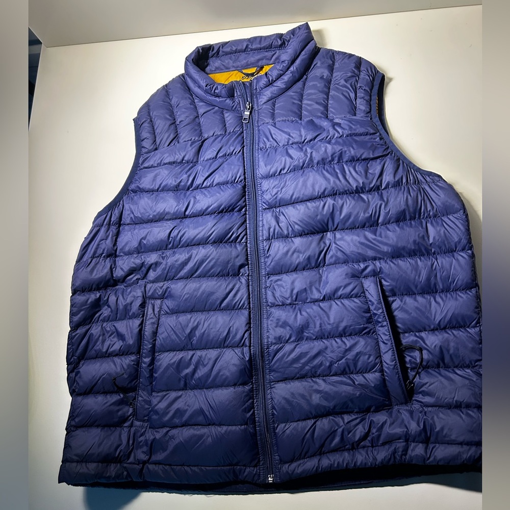 Men's Blue Solaris Puffer Down Vest